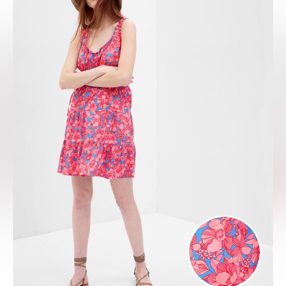 Gap women - Floral Soft woven cotton mini dress/ size S / NWOT